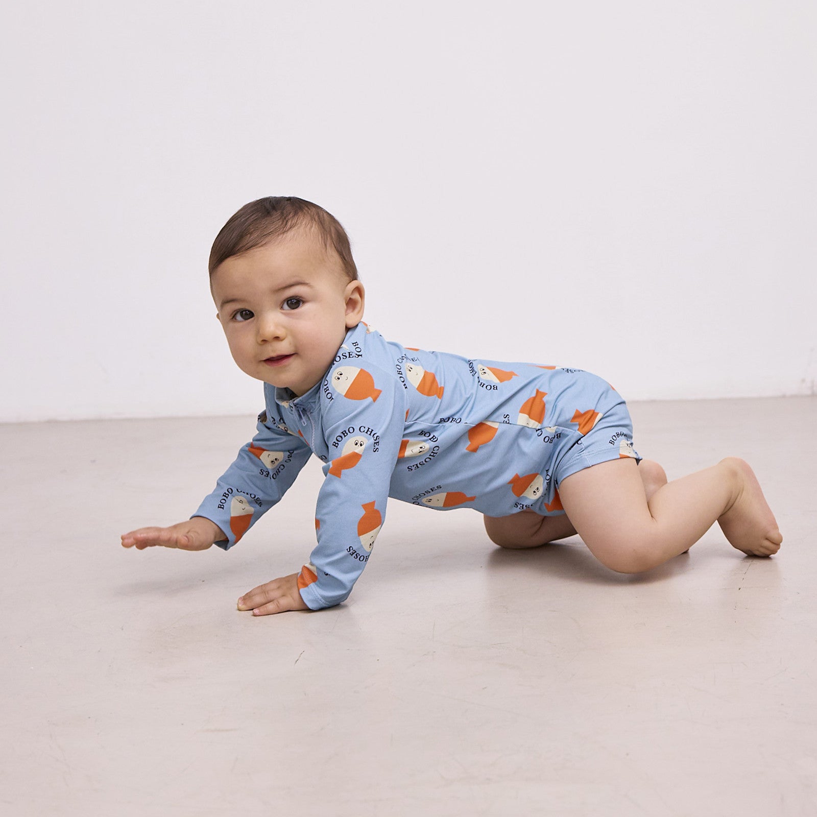 Baby UV swimsuit Morning Egg All Over Light Blue