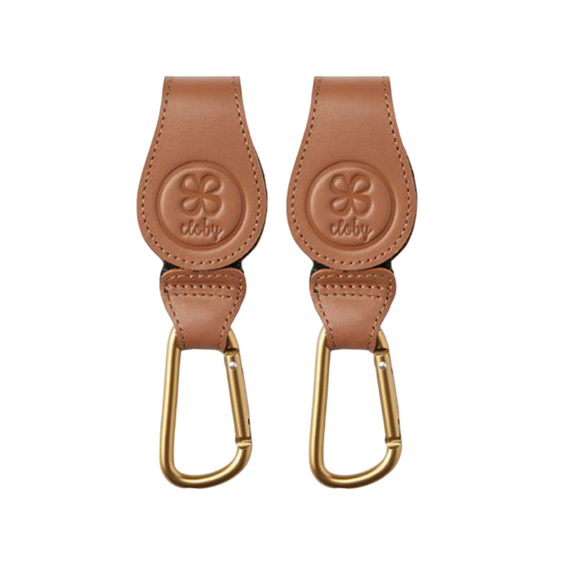 Baby carriage hook set of 2 - Brown
