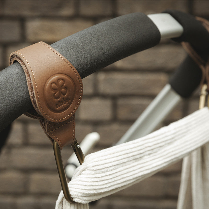 Baby carriage hook set of 2 - Brown