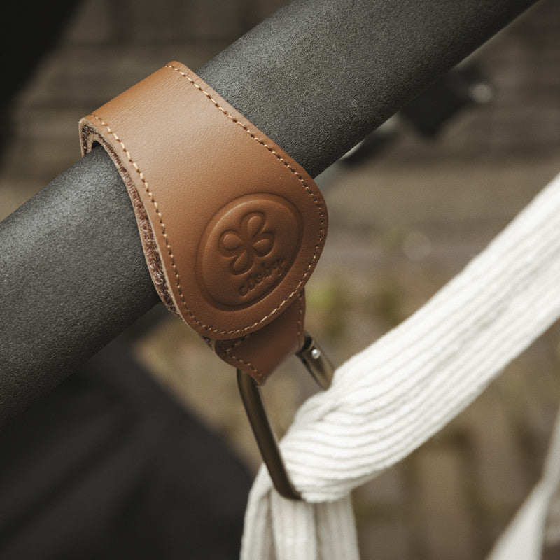 Baby carriage hook set of 2 - Brown