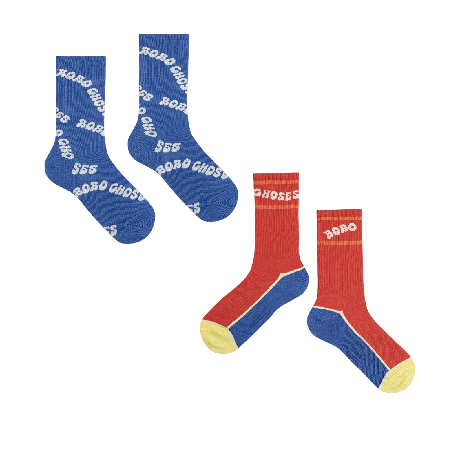 Socken 2-er Set Wavy Bobo Choses Multicolor