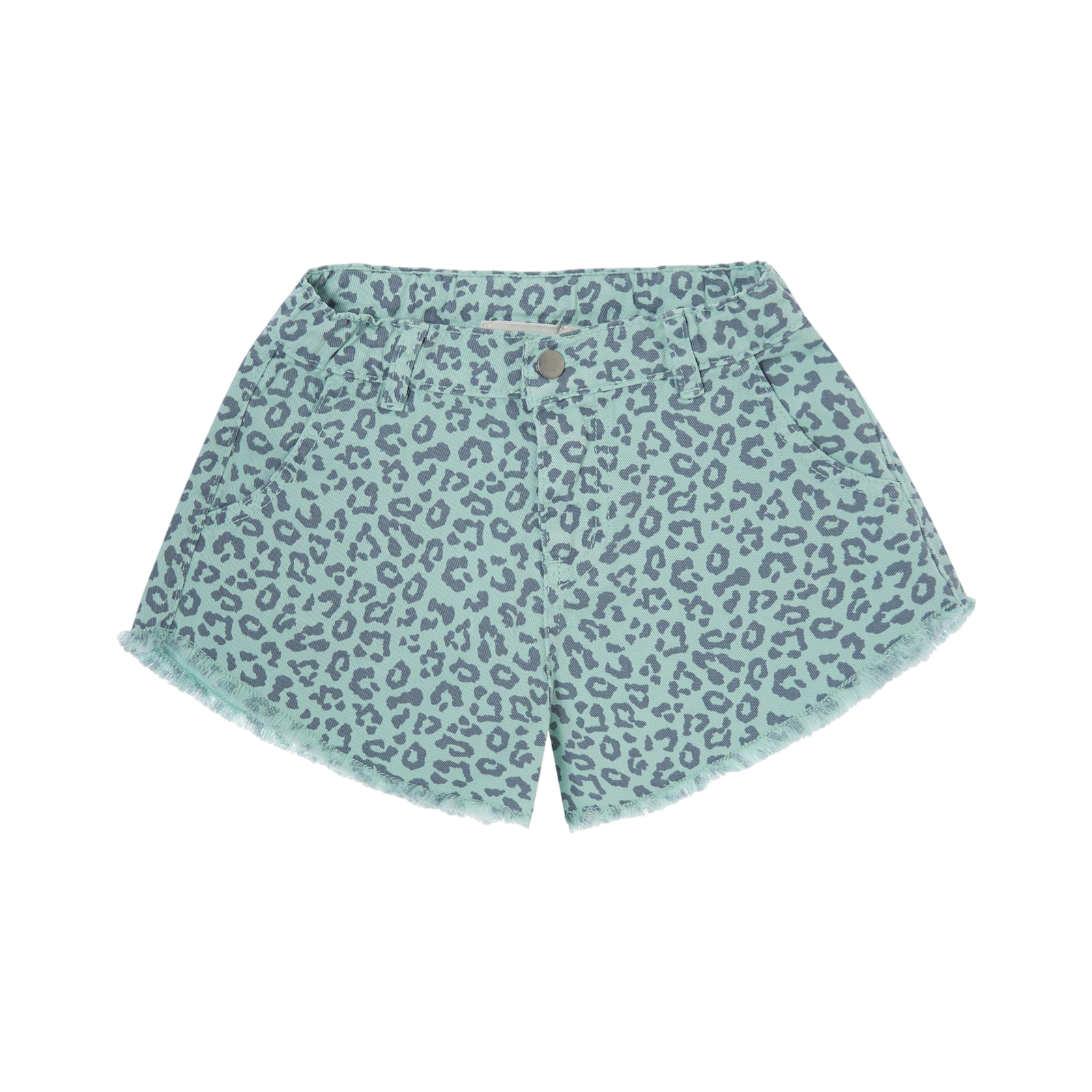 Shorts Animal Print Green