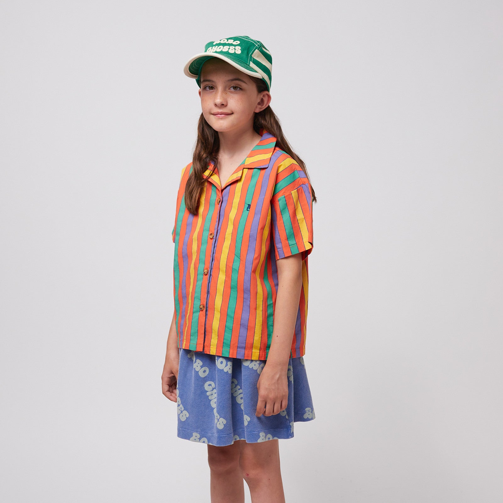 Jupe Wavy Bobo Choses All Over Waffle Blue