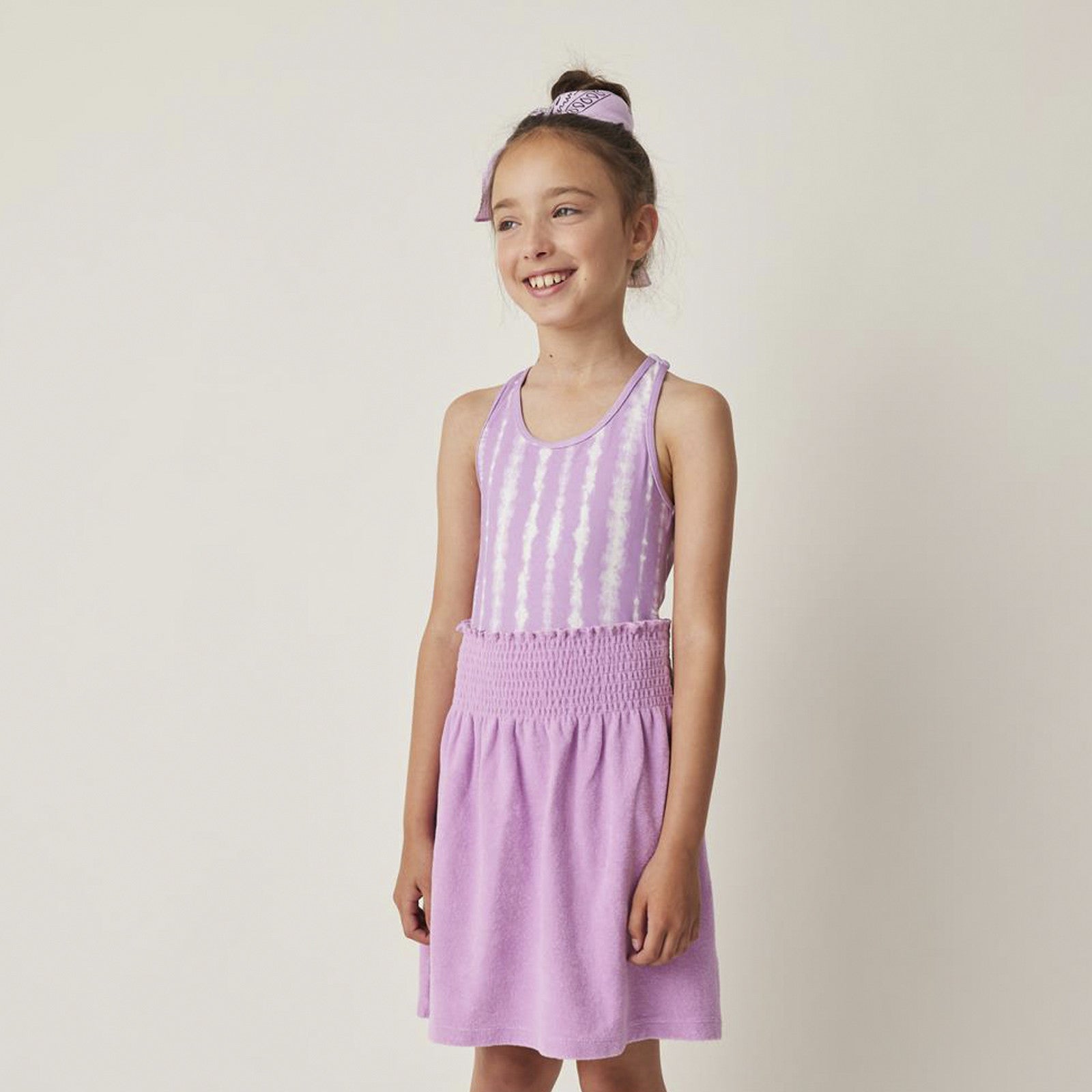 Rock Short Plain Terry Lilas