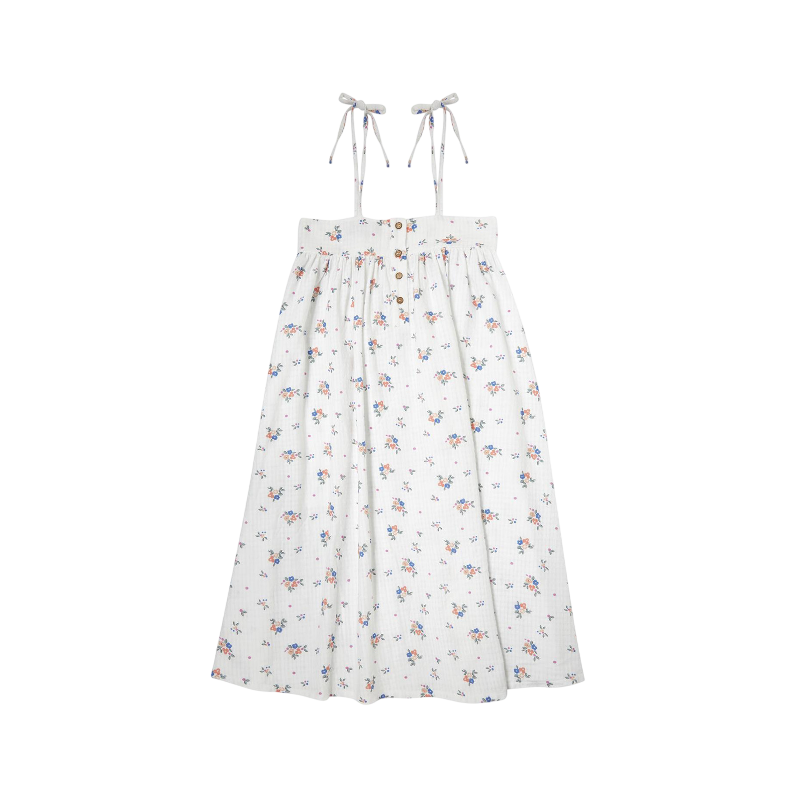 Kleid Flower Print Off White