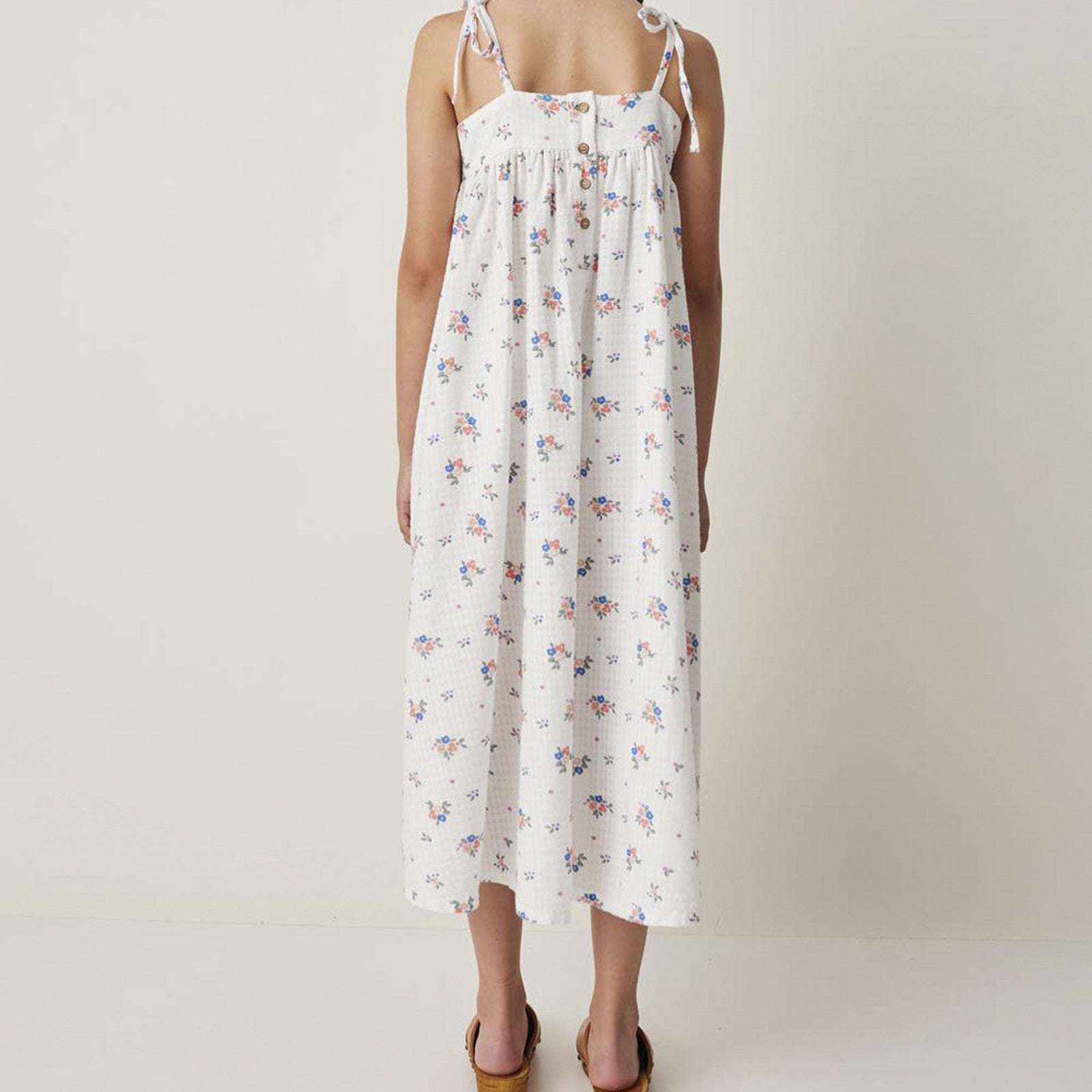 Kleid Flower Print Off White
