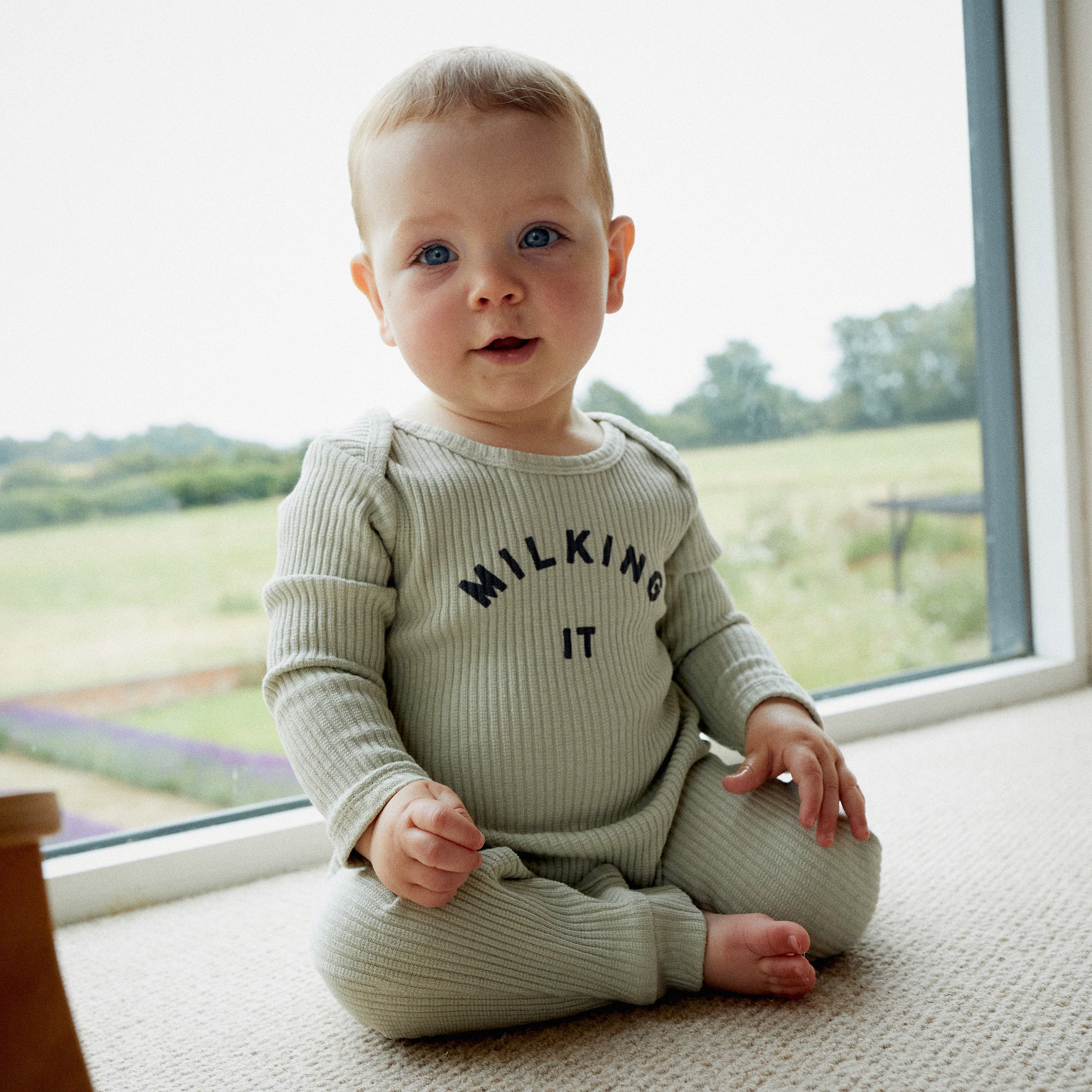 Combinaison bébé Milking It Pistachio