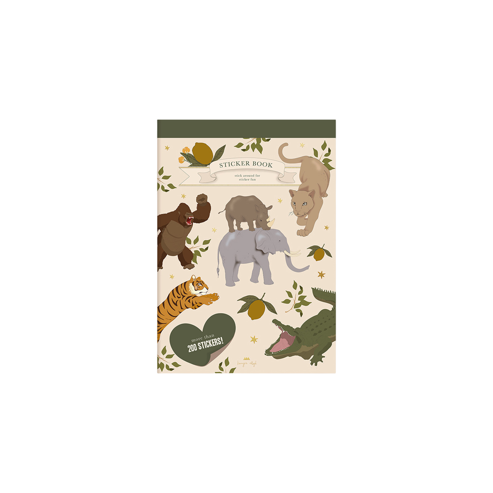 Stickerheft A Sticker A Day Tiger