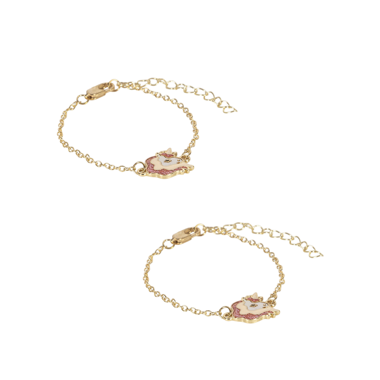 Bracelets set of 2 Unicorn Beast Gold
