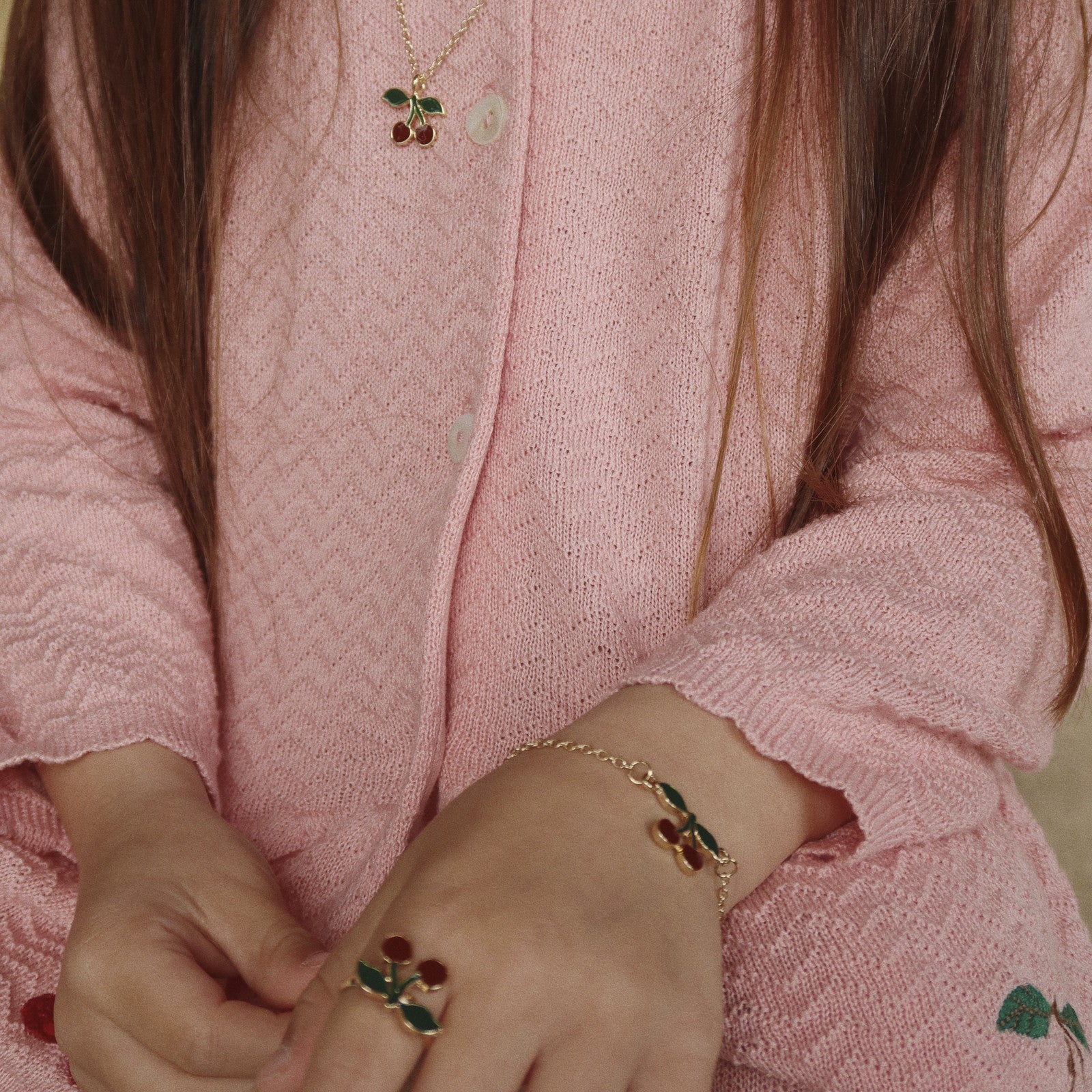 Parure de bijoux Cherry Gold