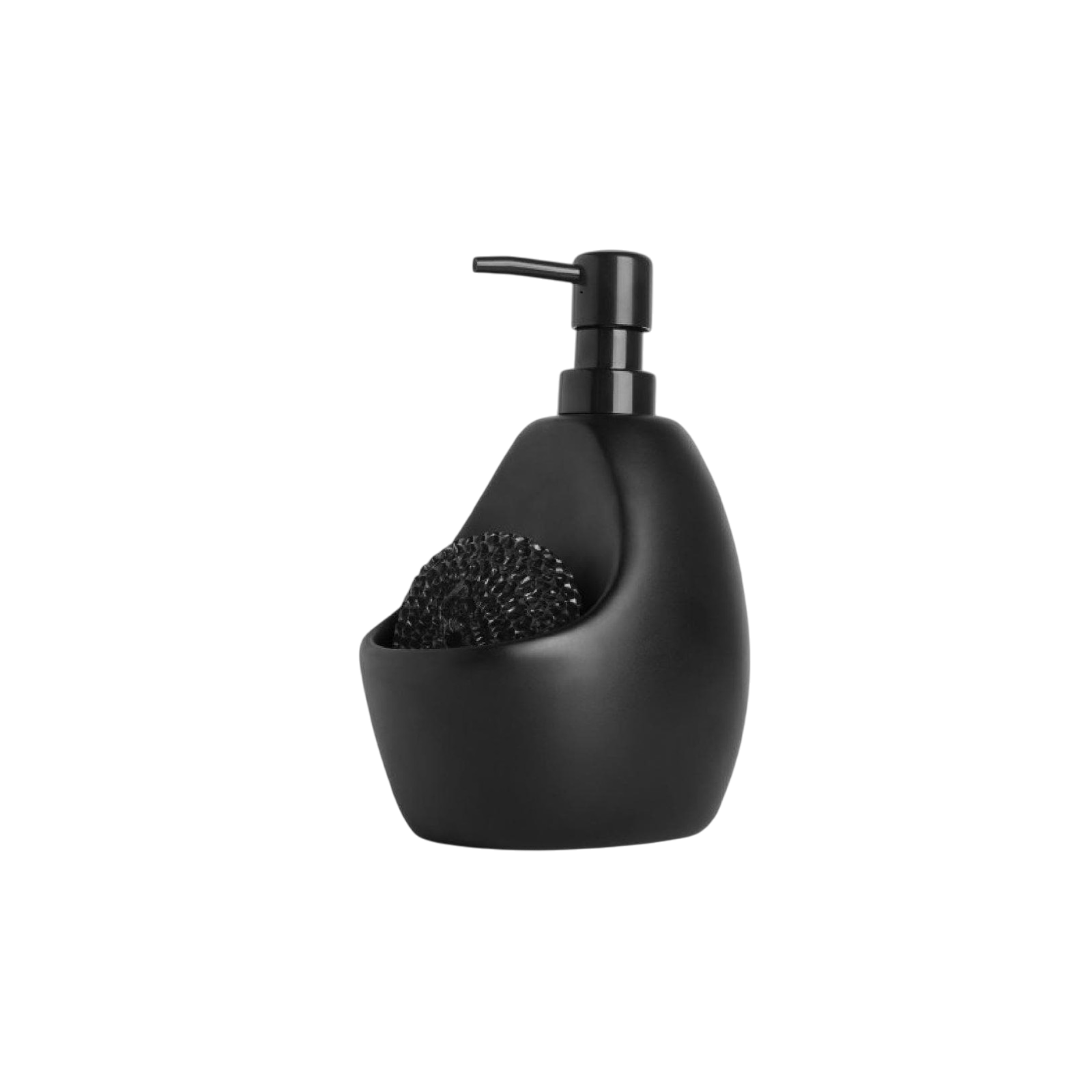 Umbra Distributeur de savon avec porte-éponge 590 ml, noir