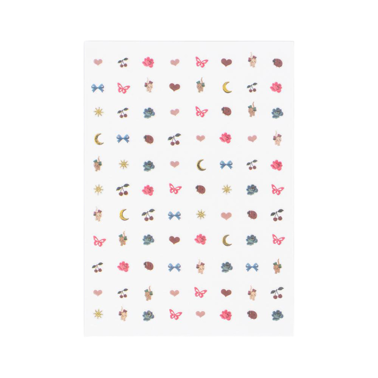 Happy Hearts nail stickers