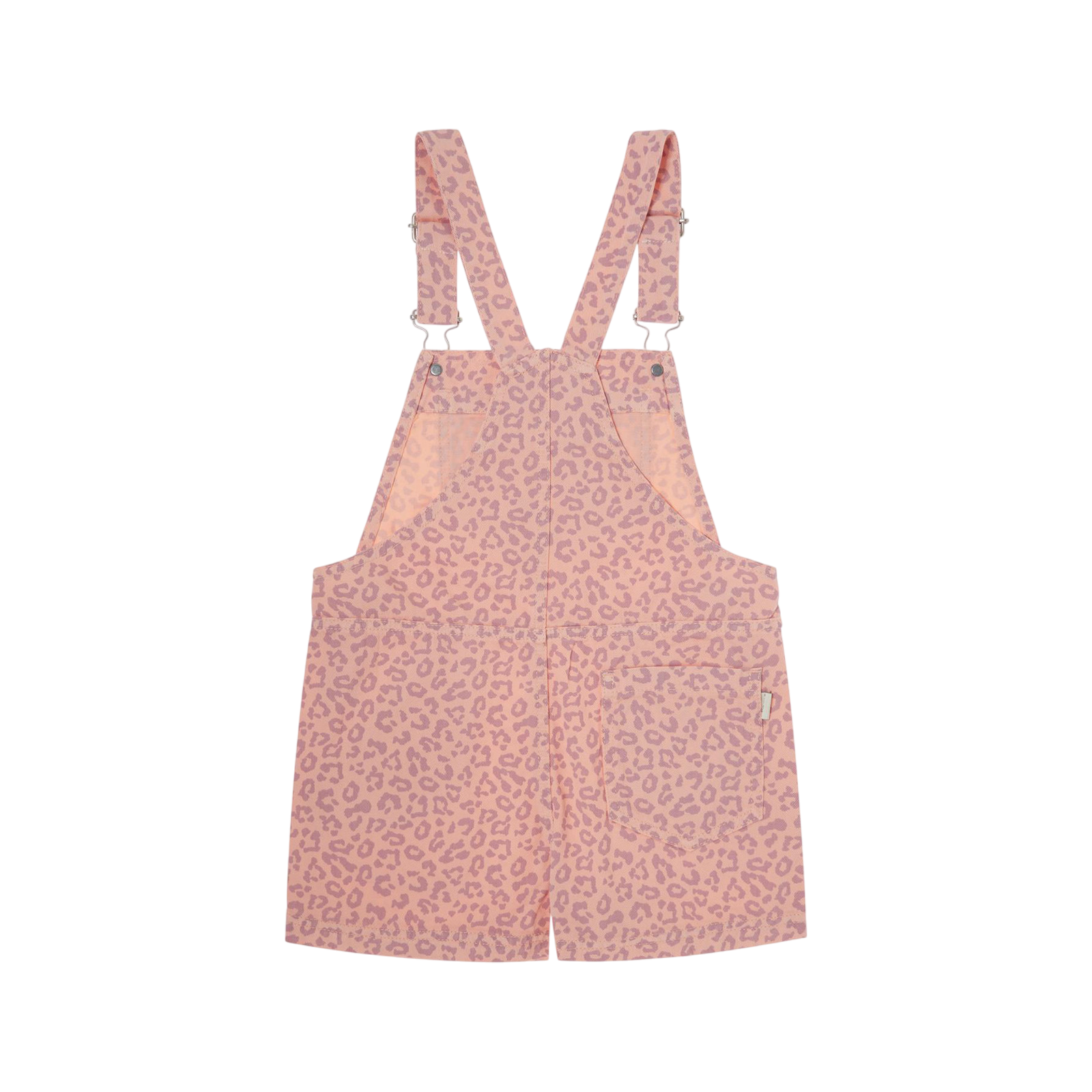 Latzhose Animal Print Overall Dark Pink