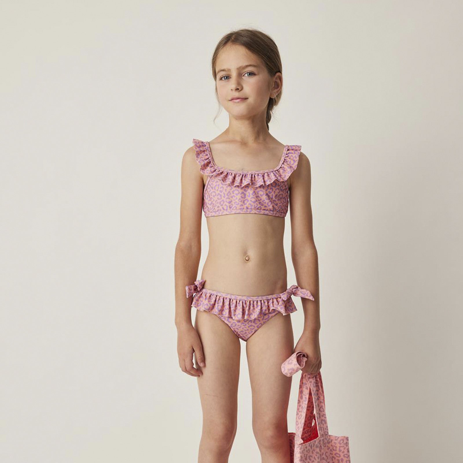 Bikini Animal Print Dark Pink