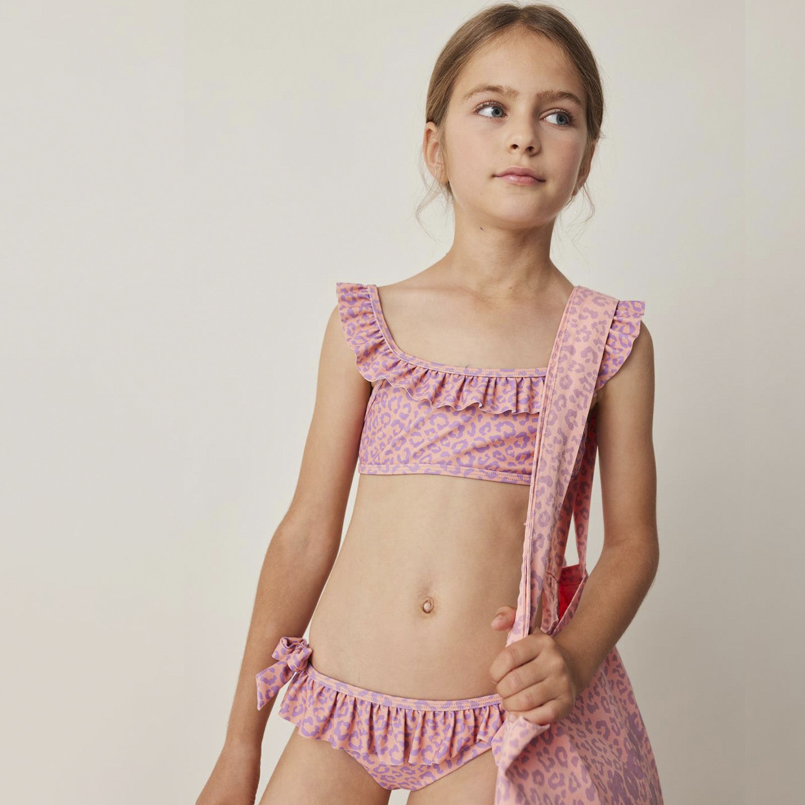 Bikini Animal Print Dark Pink