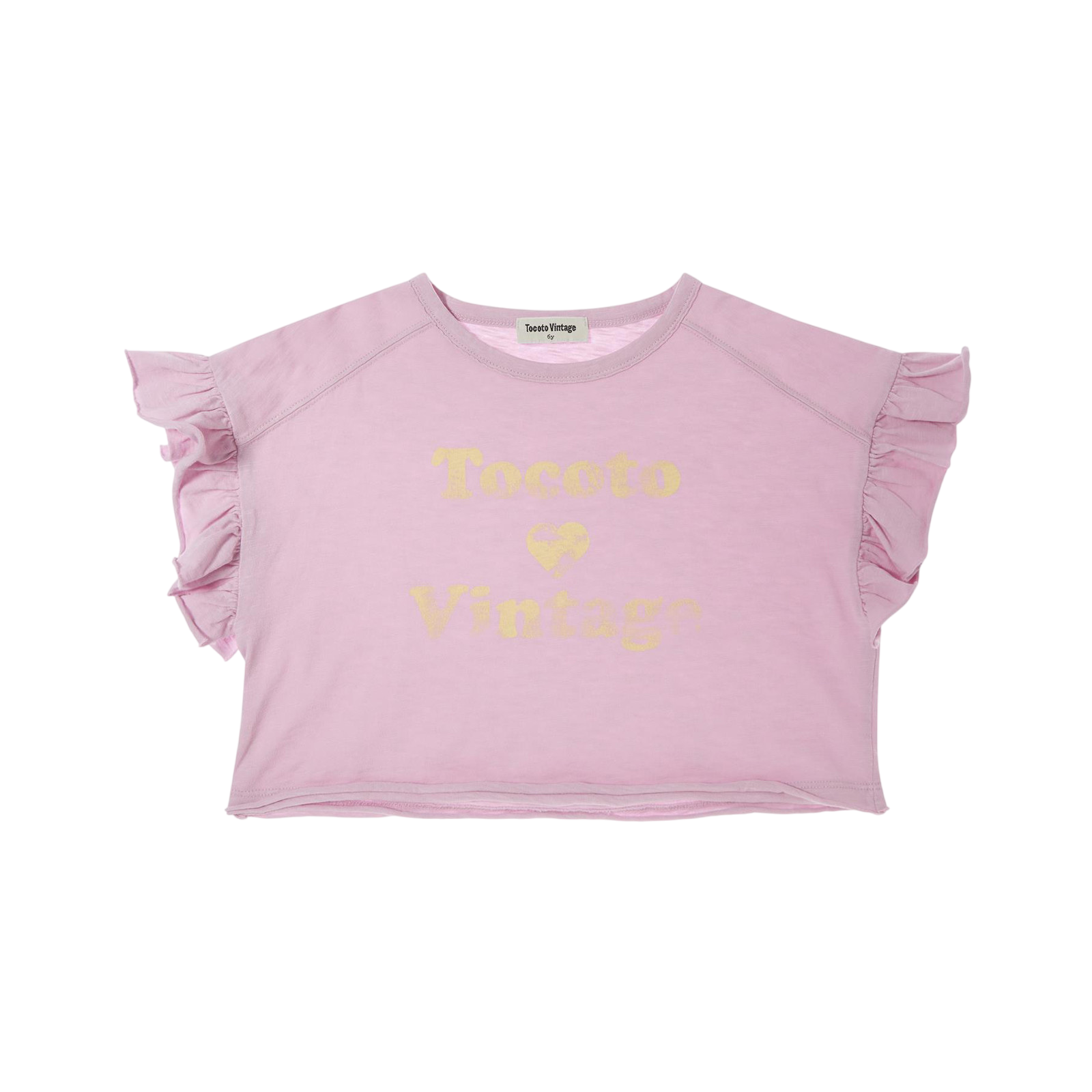 T-Shirt Tocoto Loves Vintage Pink