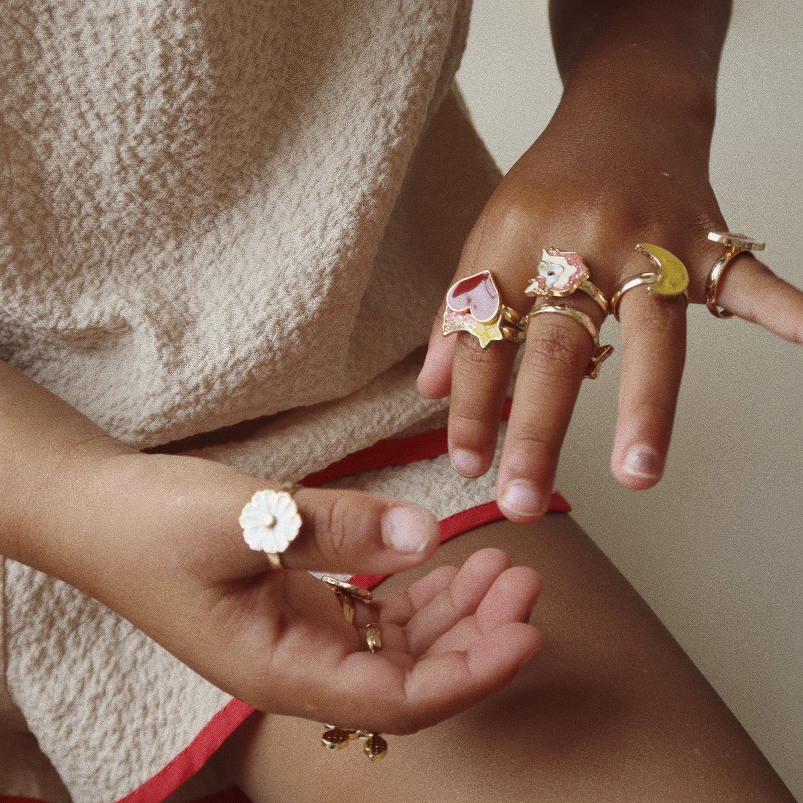 Anneaux pour enfants 12 pièces Set Multi