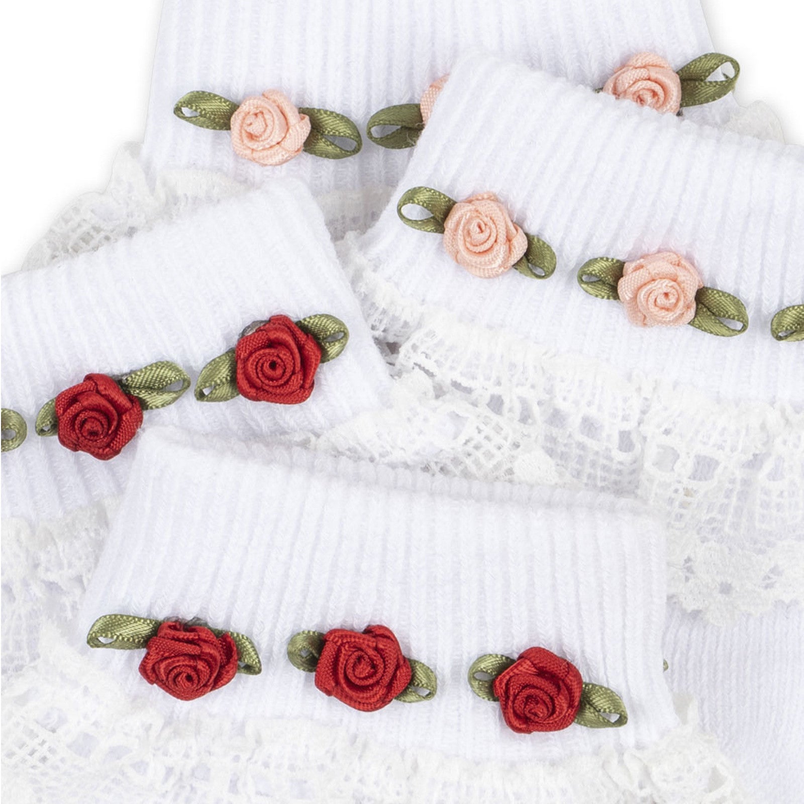 Lot de 2 chaussettes Lace Optic White