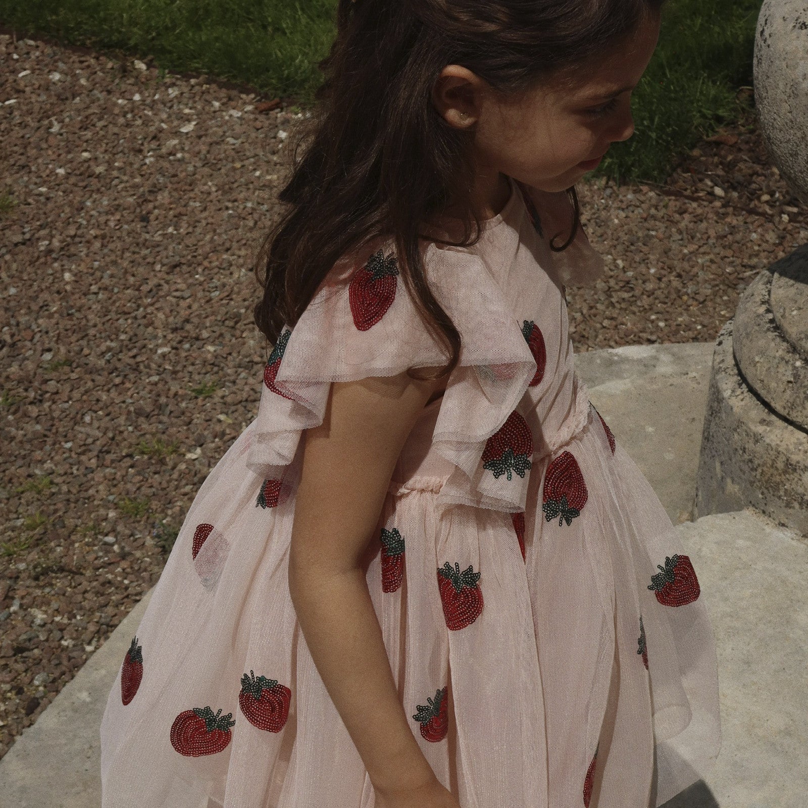 Robe Yvonne Frill Strawberry