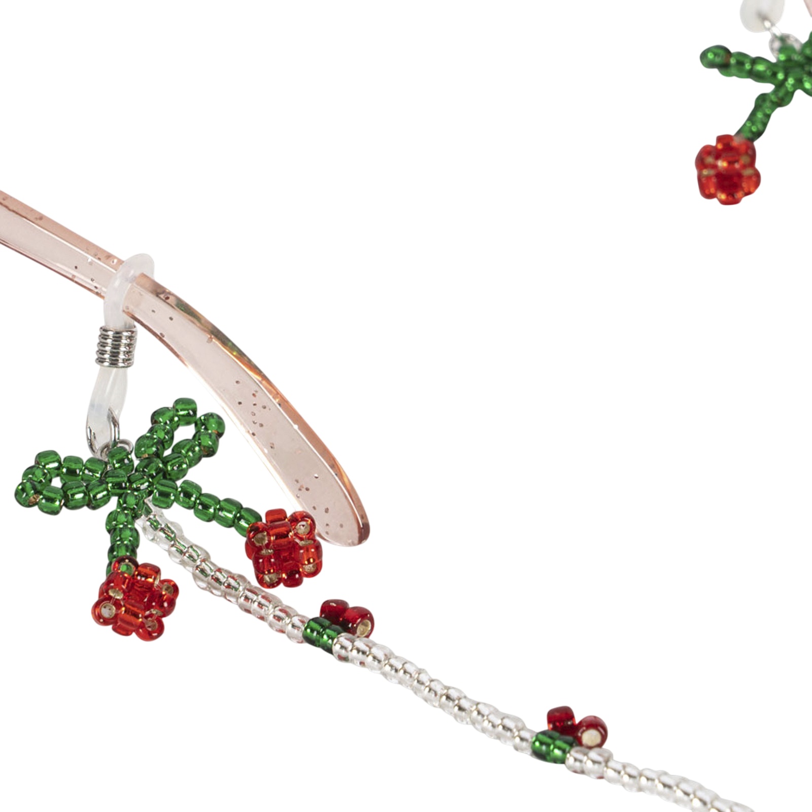 Eyewear strap Bead Chain Cherry Multi
