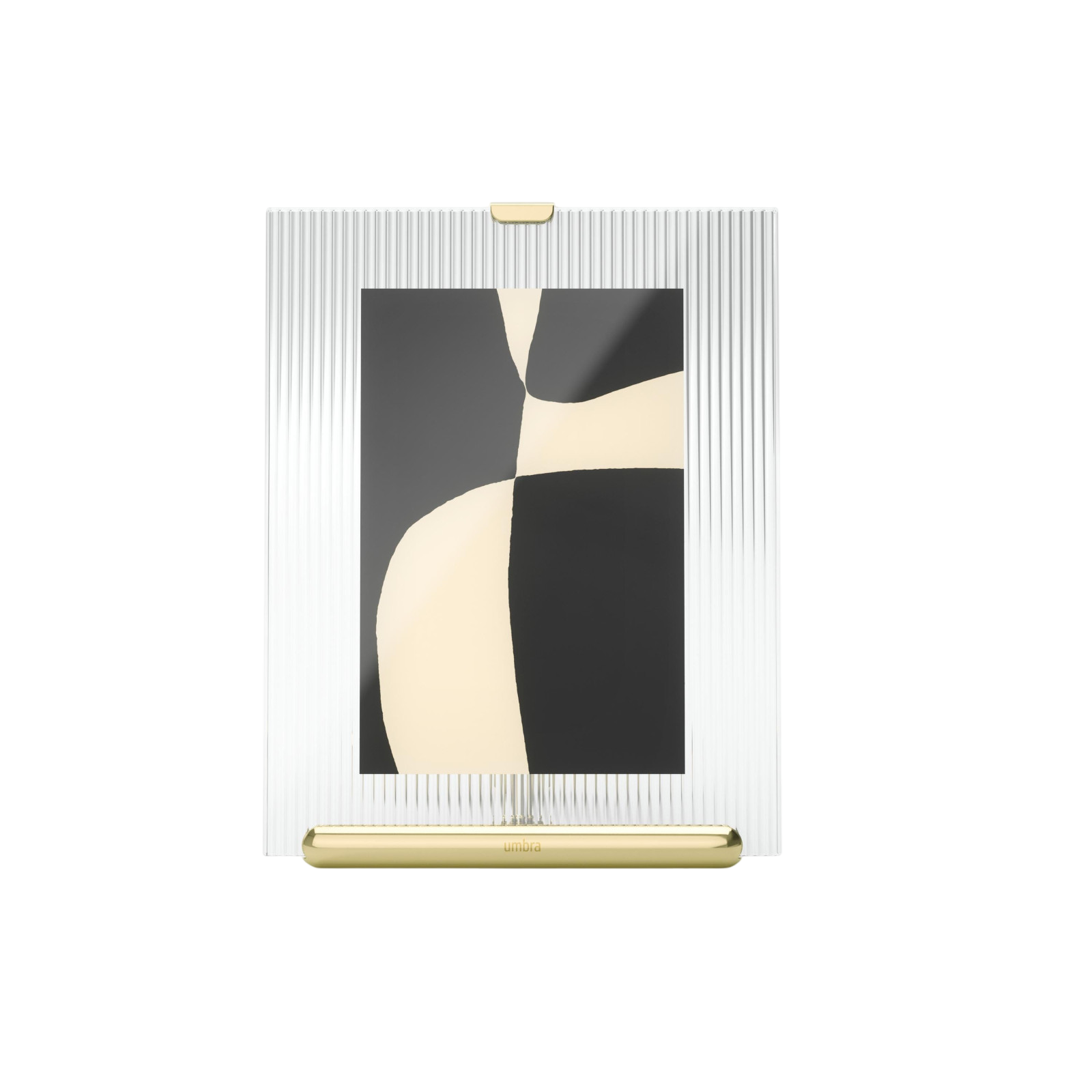 Umbra picture frame Flute brass, 13 x 18 cm