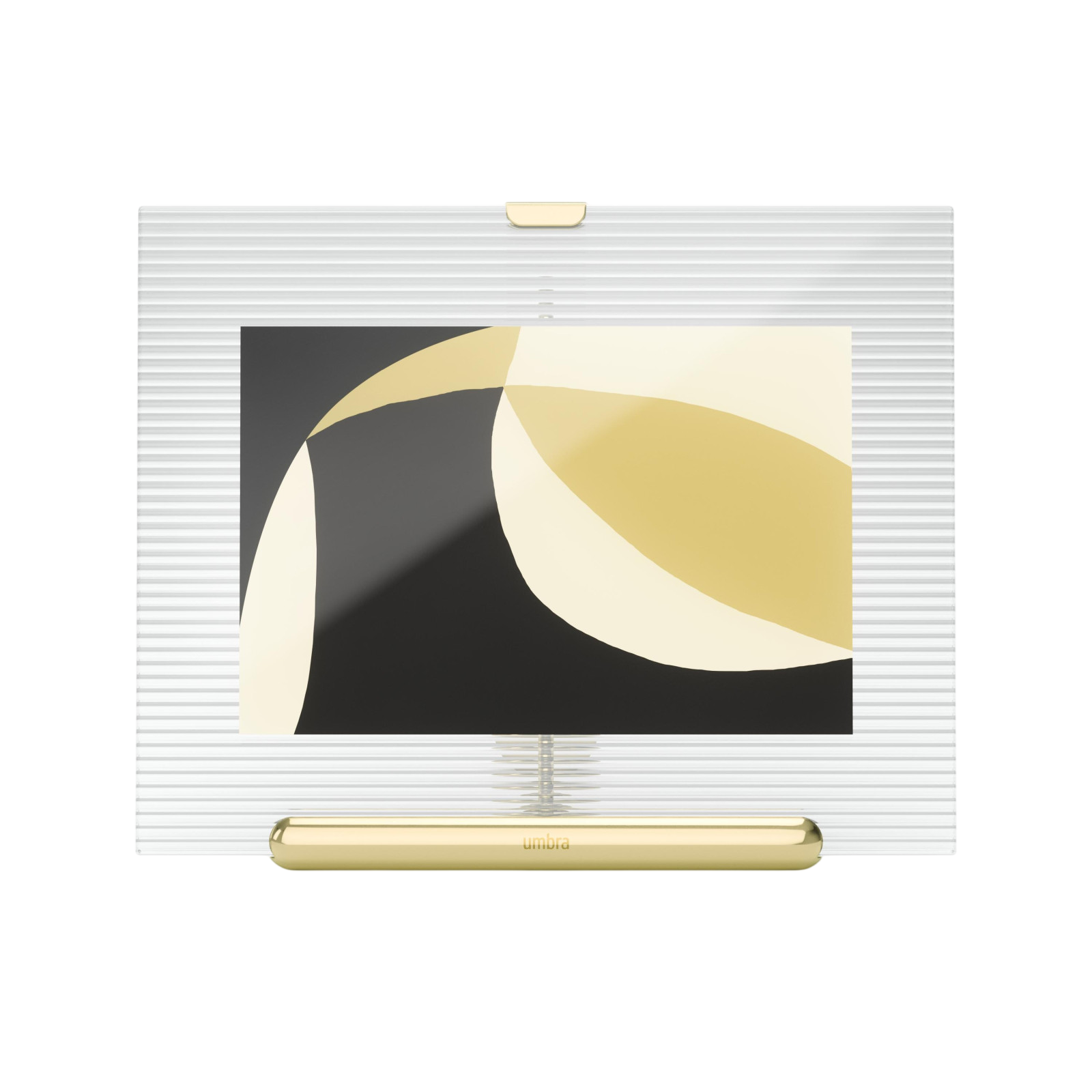 Umbra picture frame Flute brass, 13 x 18 cm