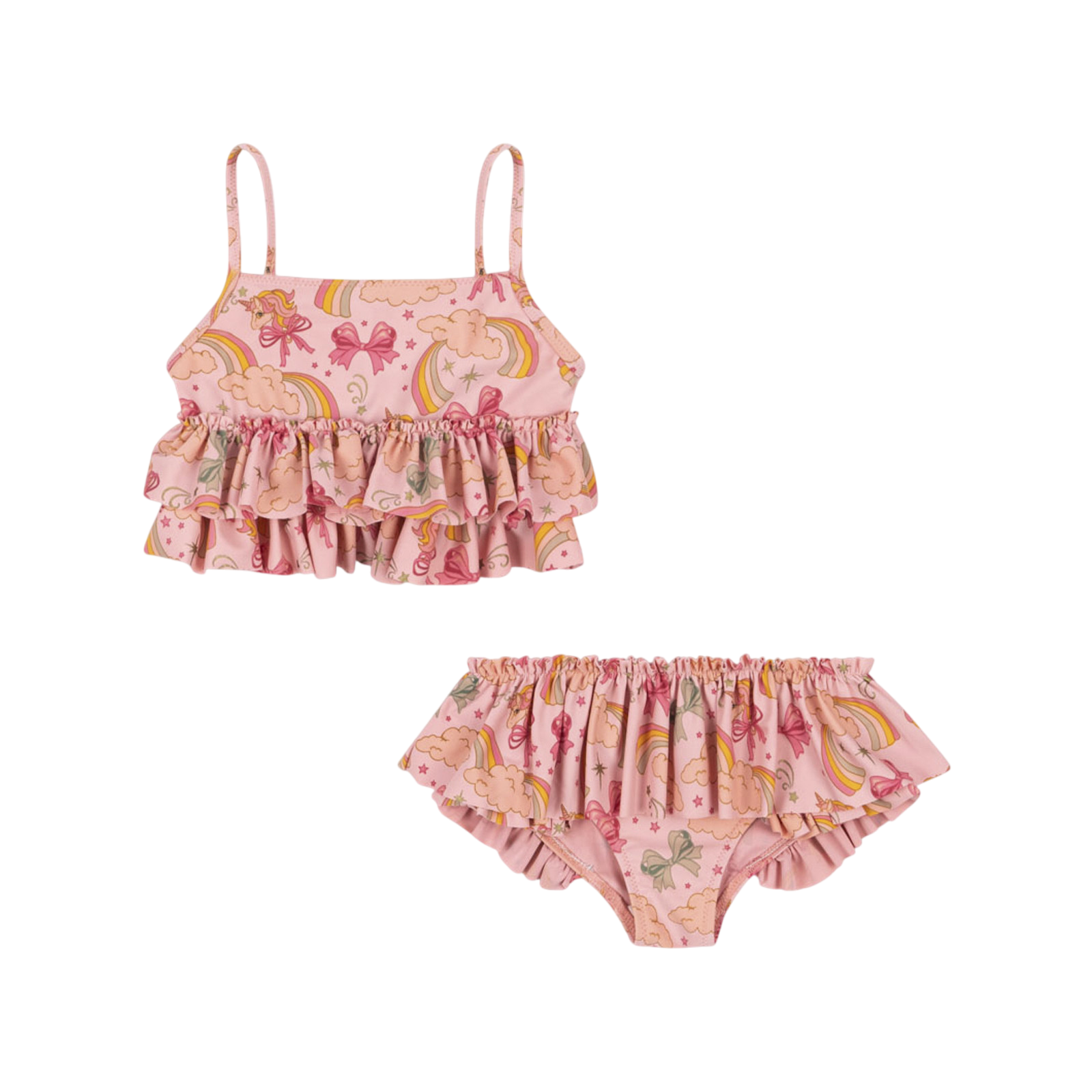 Bikini Manuca Frill Rainbow Bow