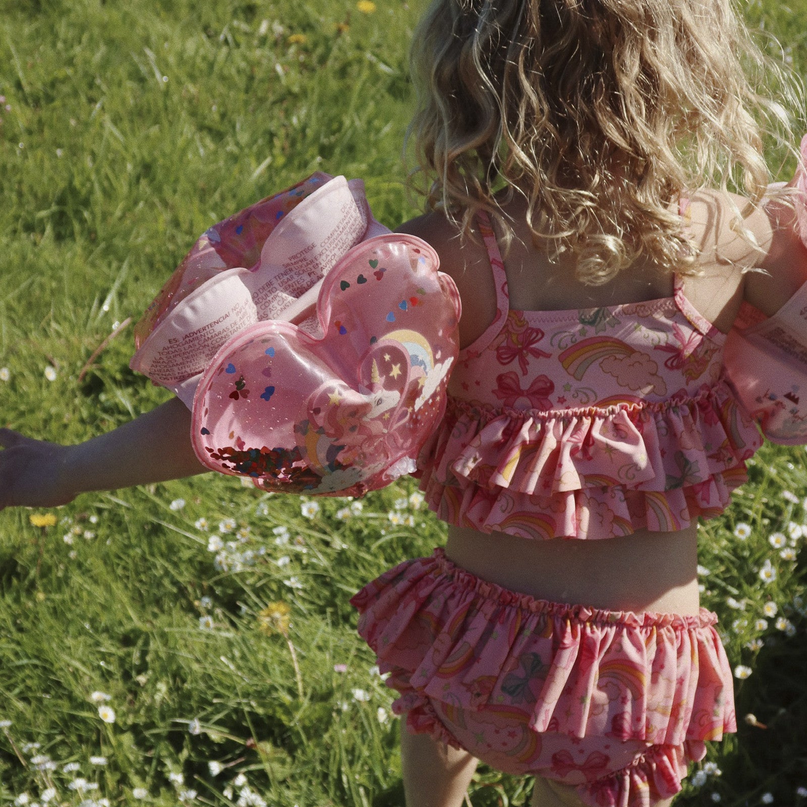 Bikini Manuca Frill Rainbow Bow