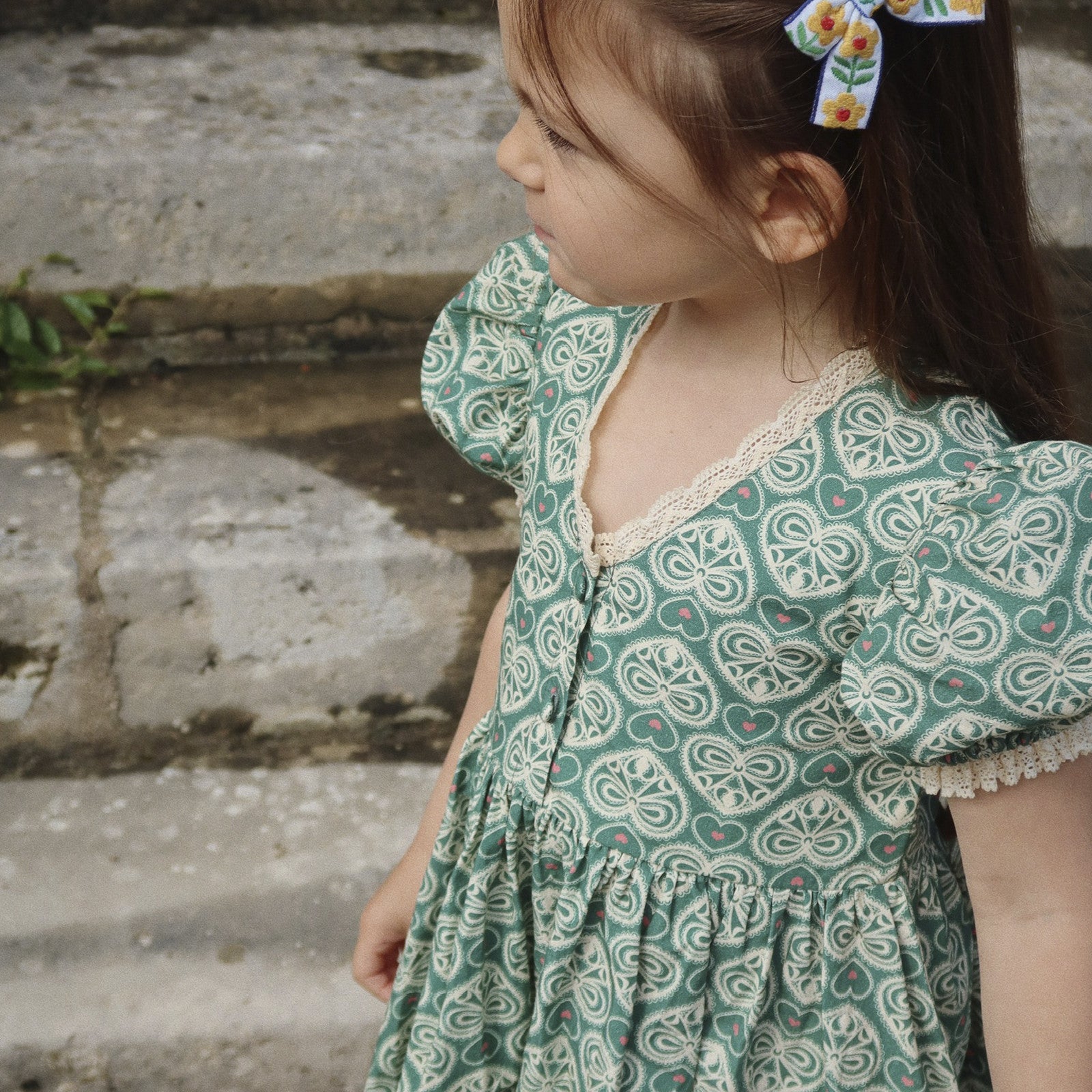 Coeur Lace Green dress