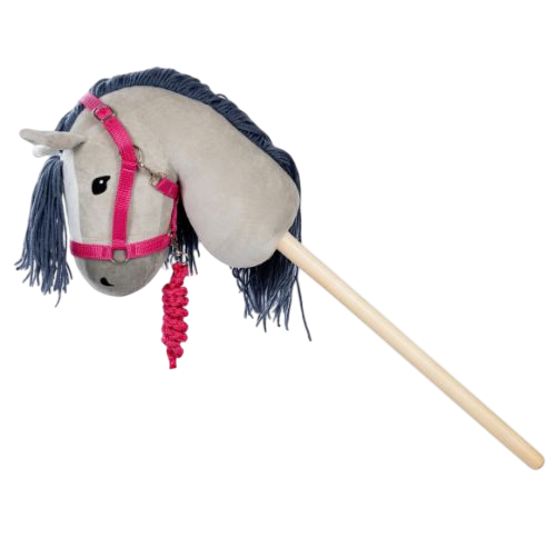 Steckenpferd Halfter und Führstrick Pink