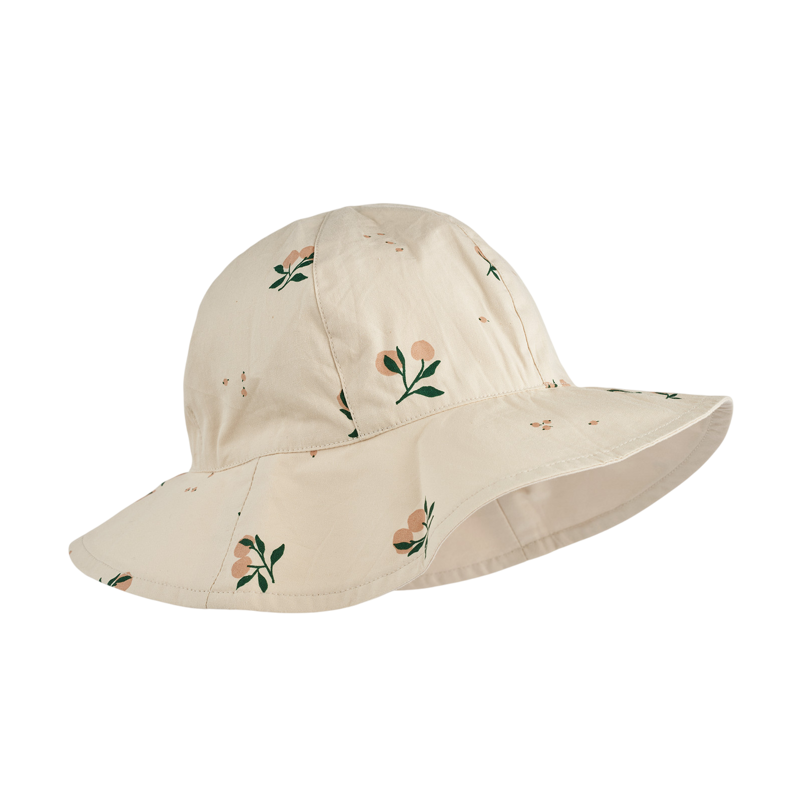 Amelia Reversible Peach Sandy sun hat