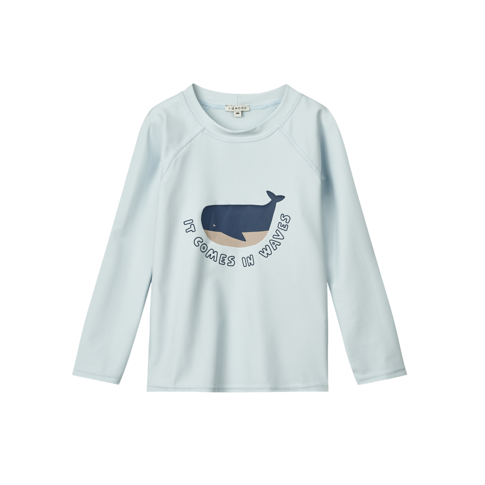 UV-Badeshirt Noah Placement It Comes In Waves Pure Sky