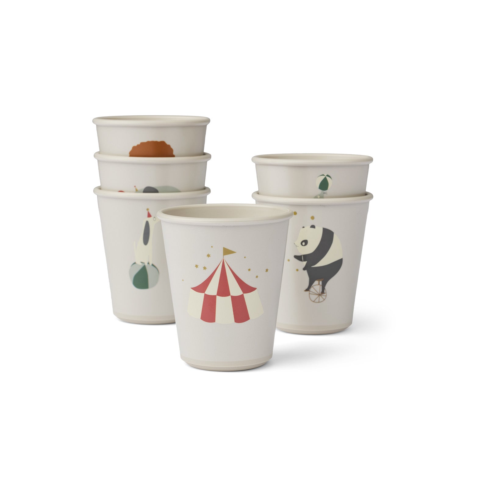 Lana mug set of 6 Circus Sandy