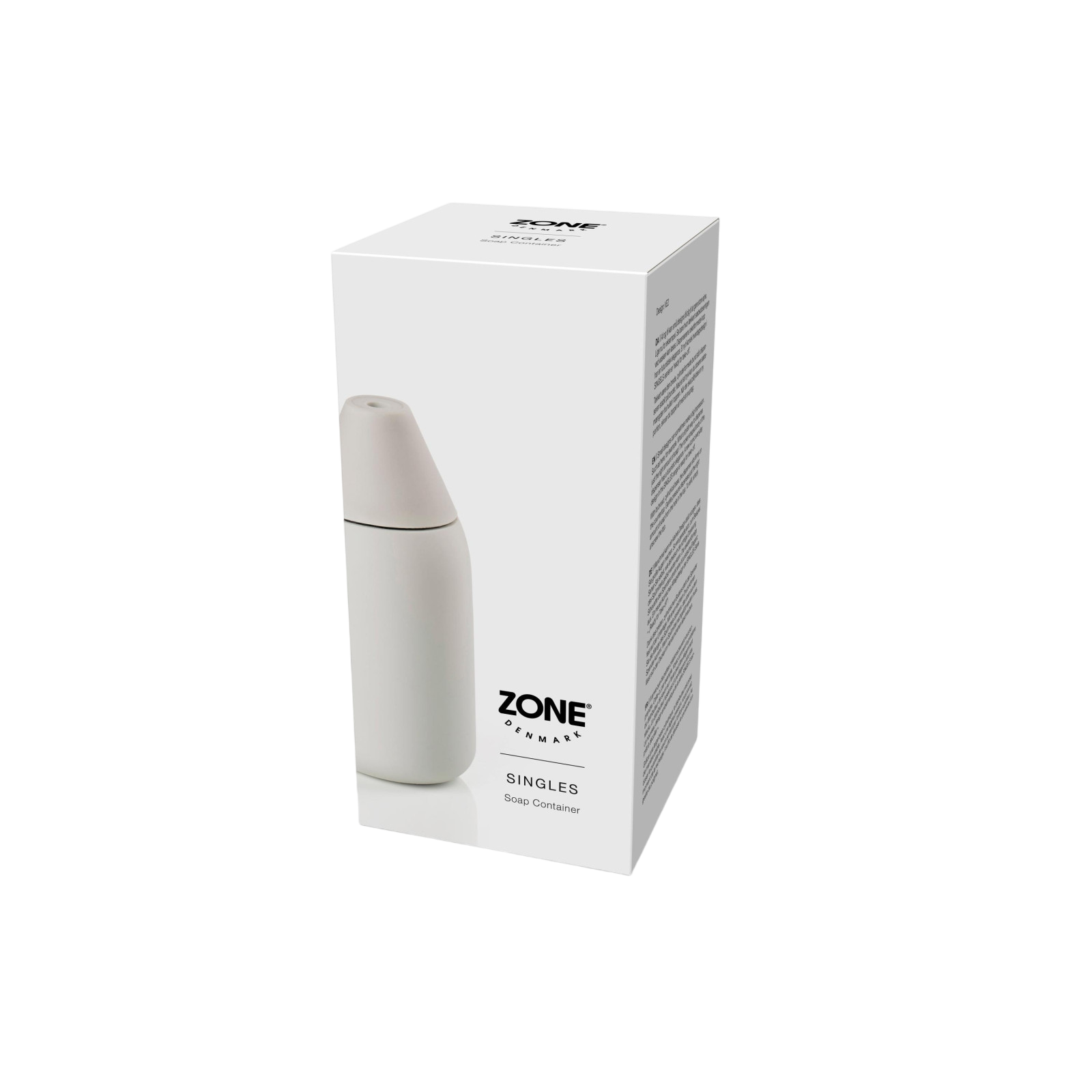 Zone Denmark Soap Dispenser Singles 300 ml, Warm Grey