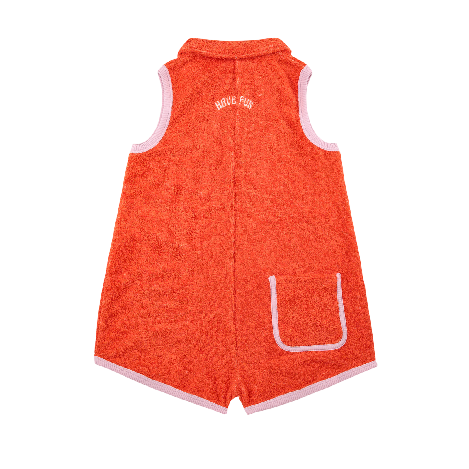 Une pièce Ribbon Gift Terry Towel Red