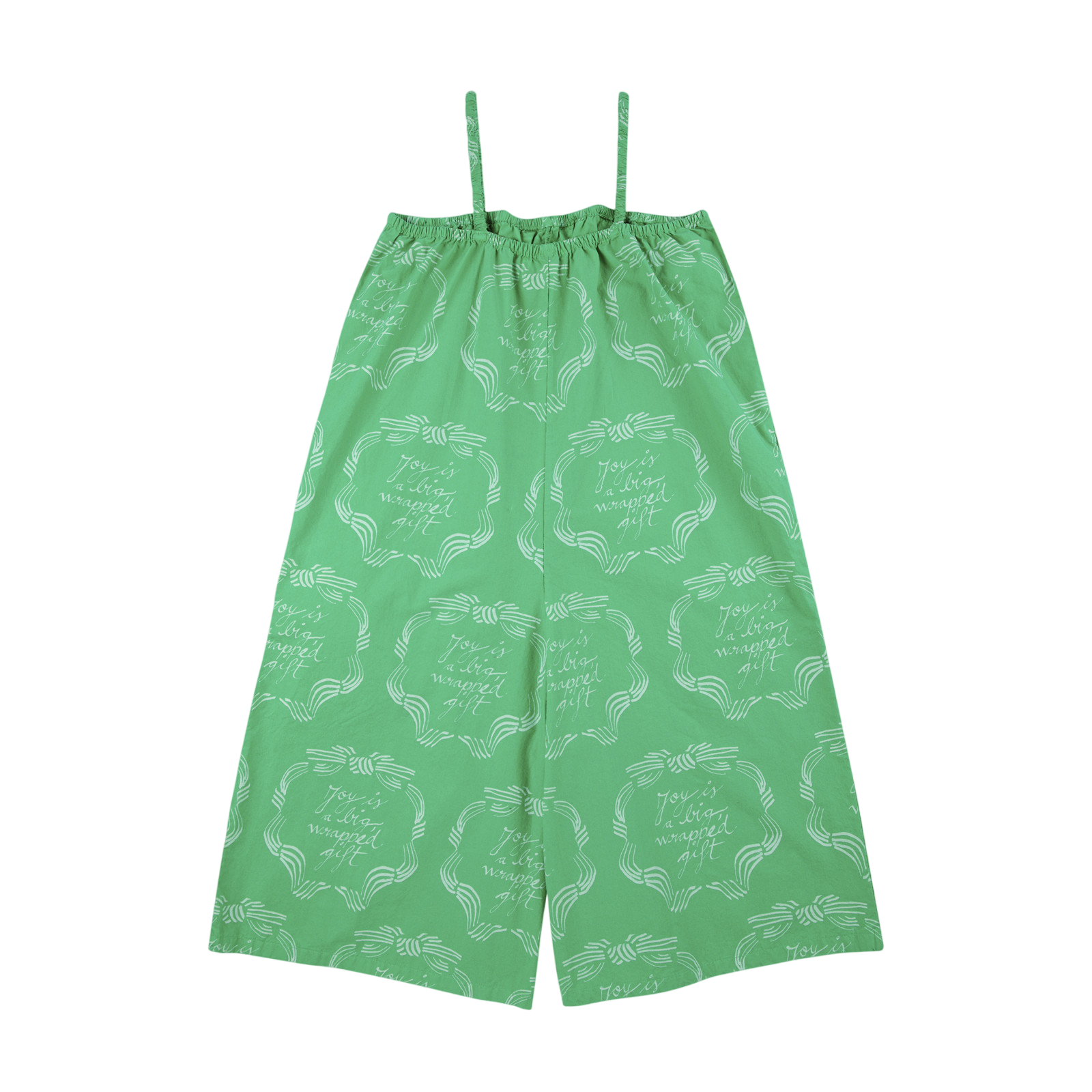 One-piece Ribbon Gift All Over Woven Green