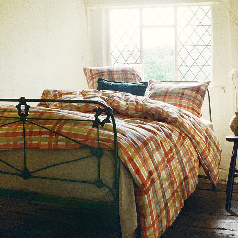 DUNWICH comforter cover dark brick 160x210 cm