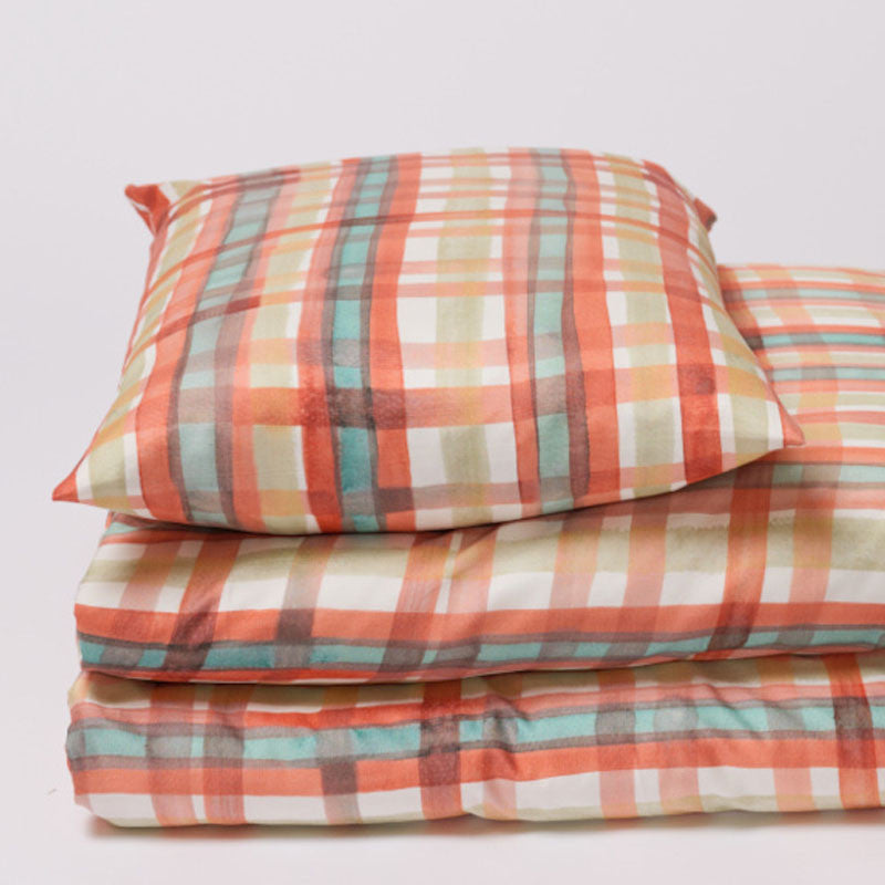 DUNWICH Taie d'oreiller dark brick 65x100 cm