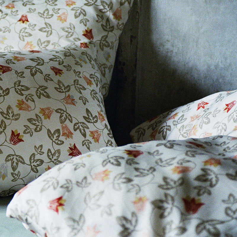 YOXFORD Duvetbezug white/eucalyptus 200x210 cm