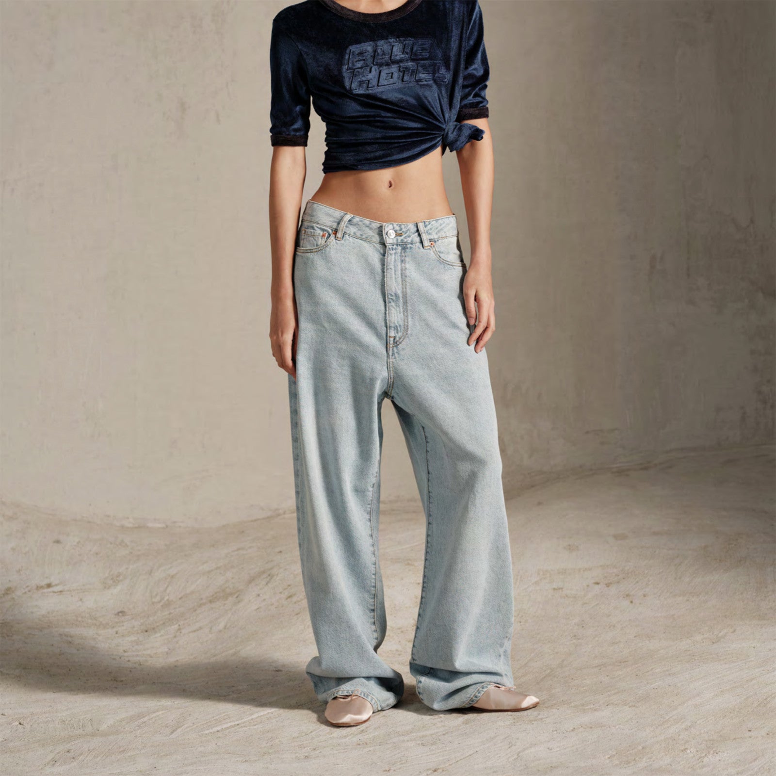 Jeans 68/Perla Used Lt Blue