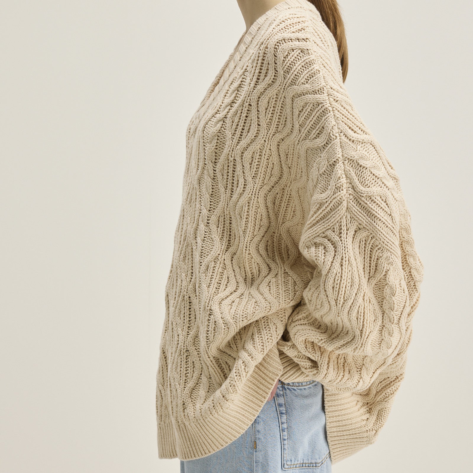 Pull-over en tricot Gesk Ivory
