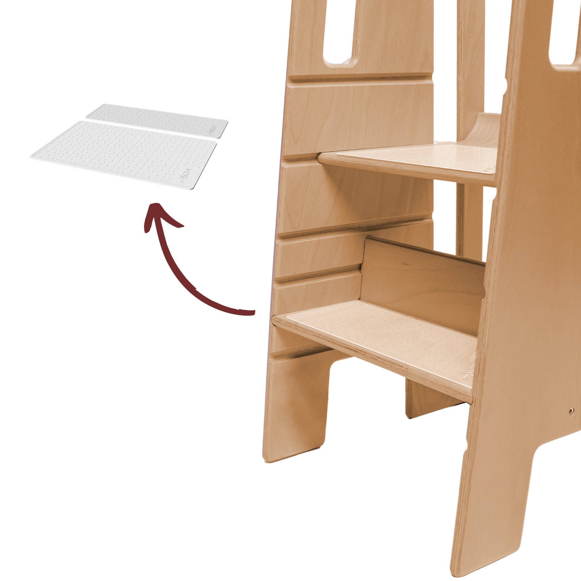 Tuki Kit de tapis antidérapants Transparent