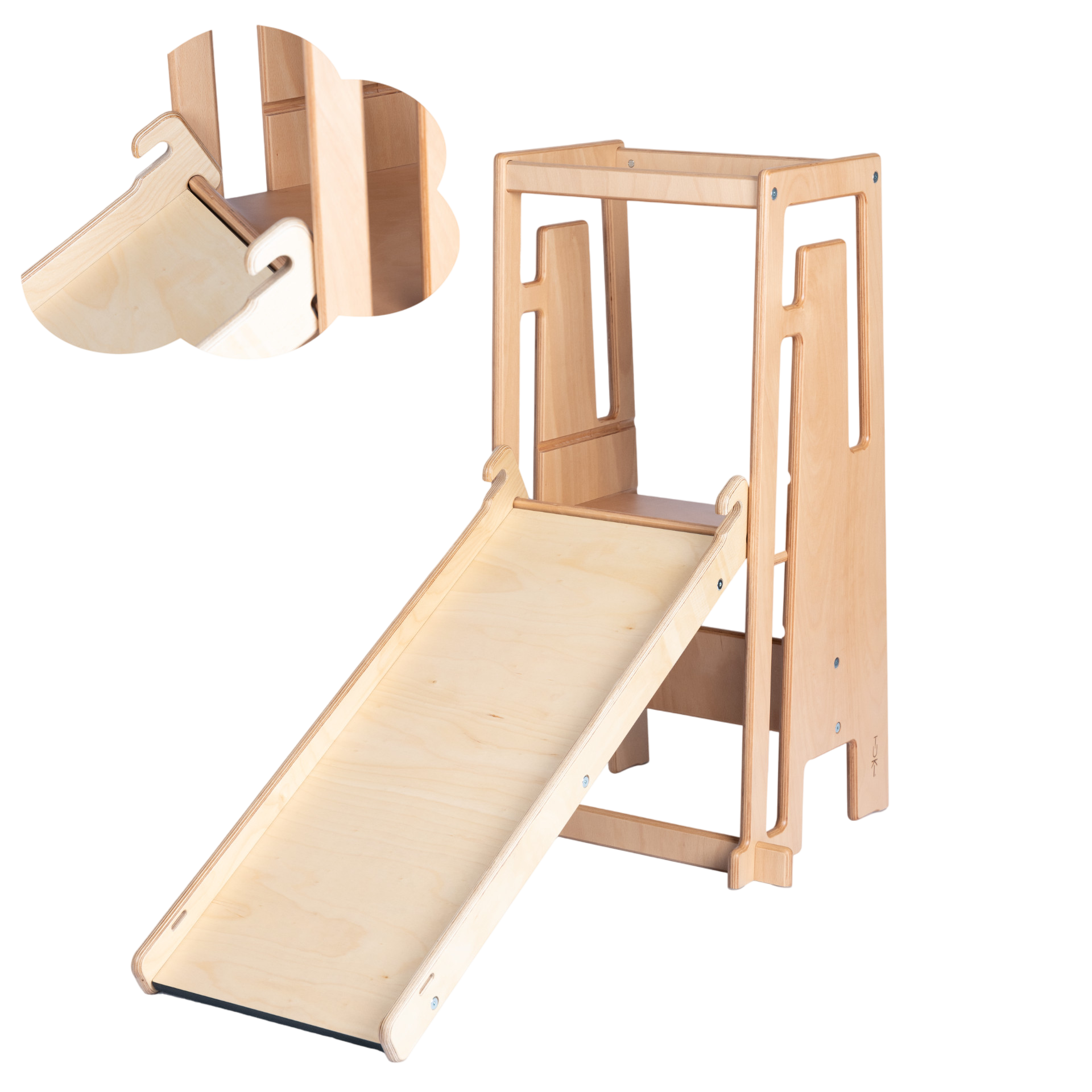 Tuki Rutsche mit Maltafel Nature