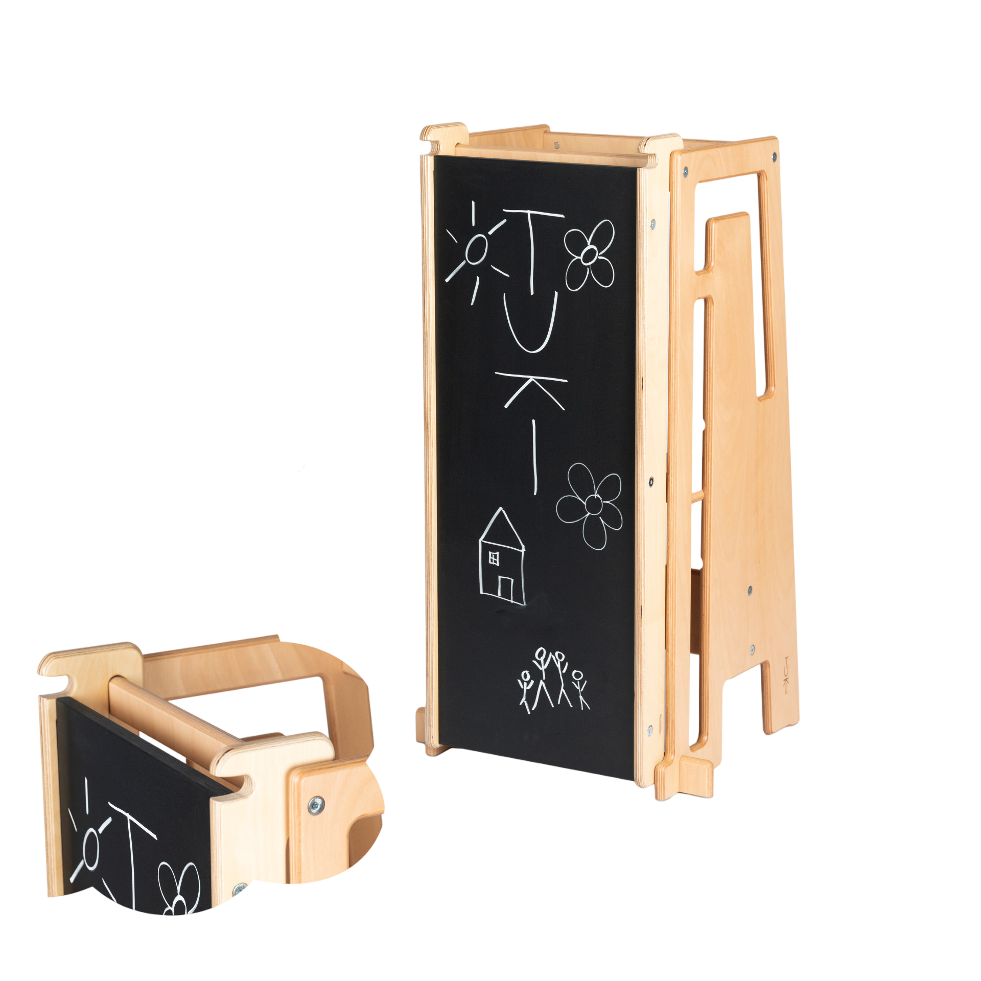 Toboggan Tuki avec tableau à colorier Nature