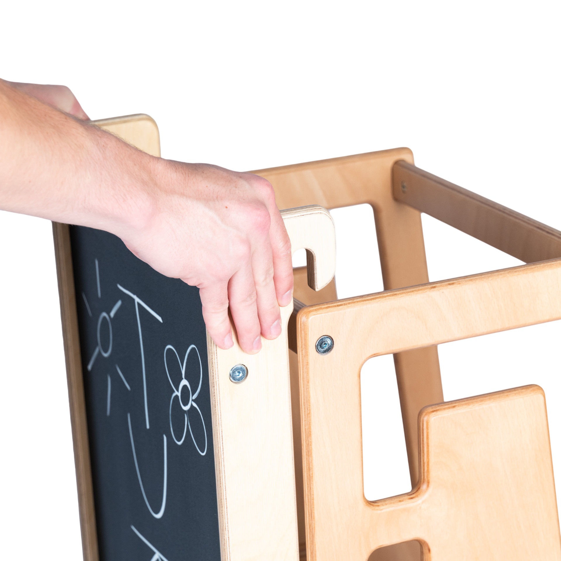 Toboggan Tuki avec tableau à colorier Nature