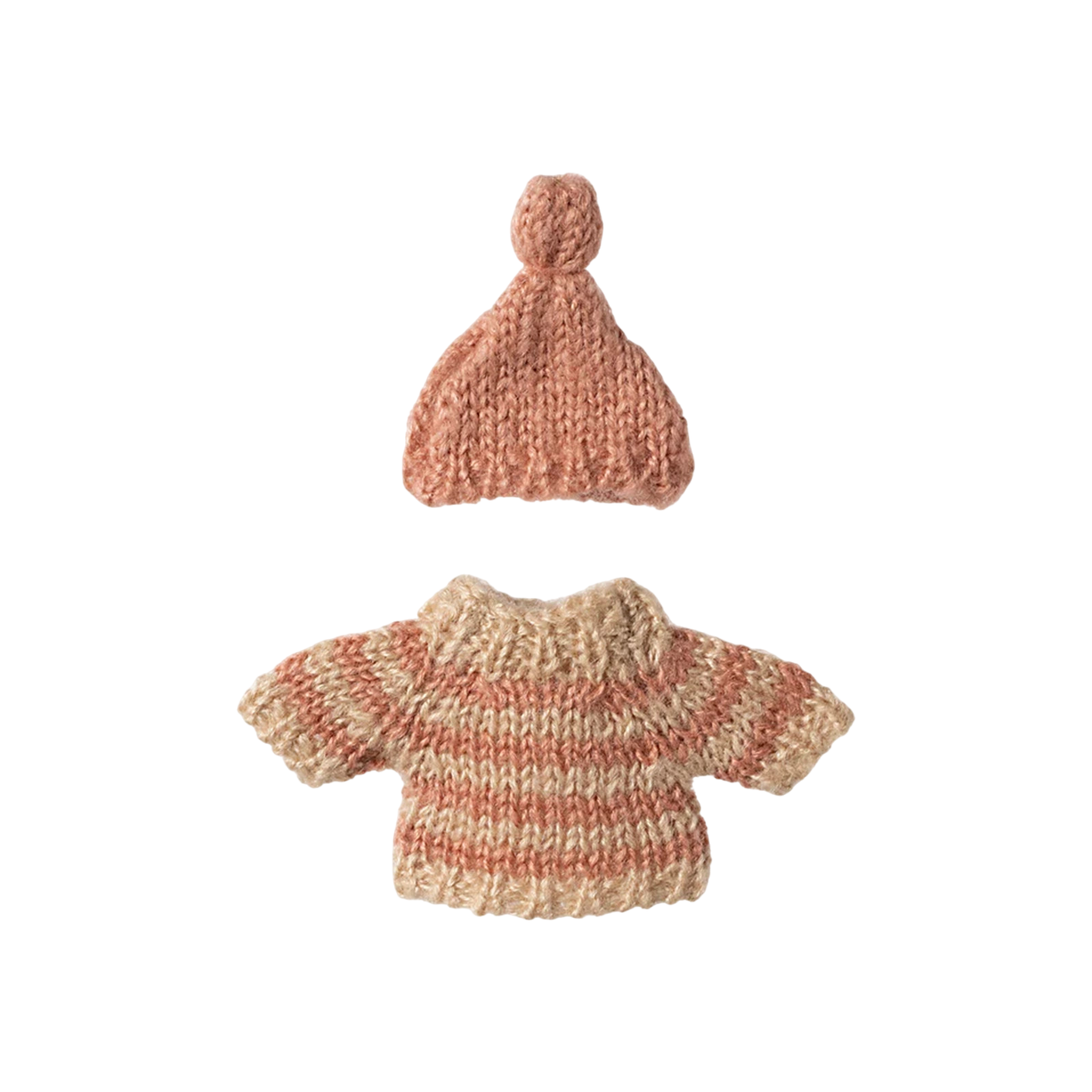 Maileg Maus Strickpullover und Mütze grosse Schwester