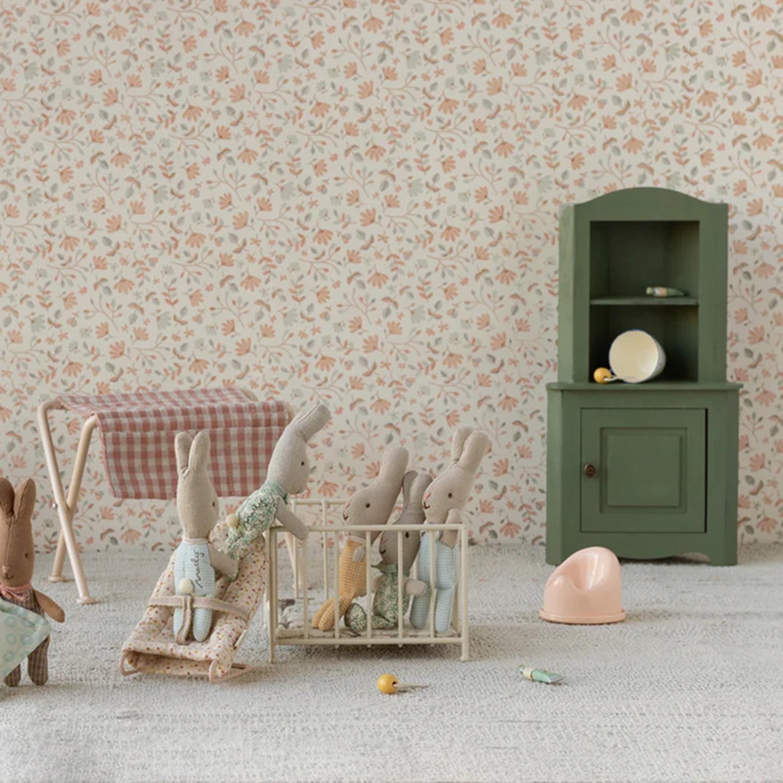 Maileg Maus Armoire d'angle Vert foncé