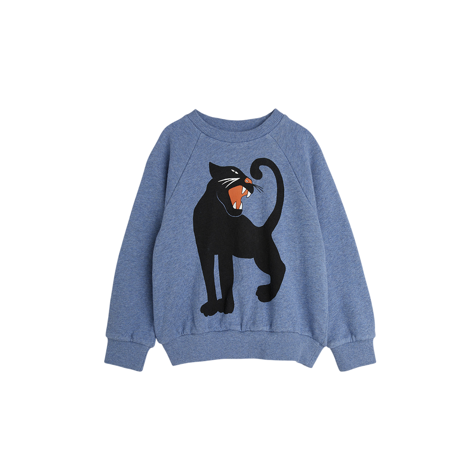 Sweat-shirt bleu panthère