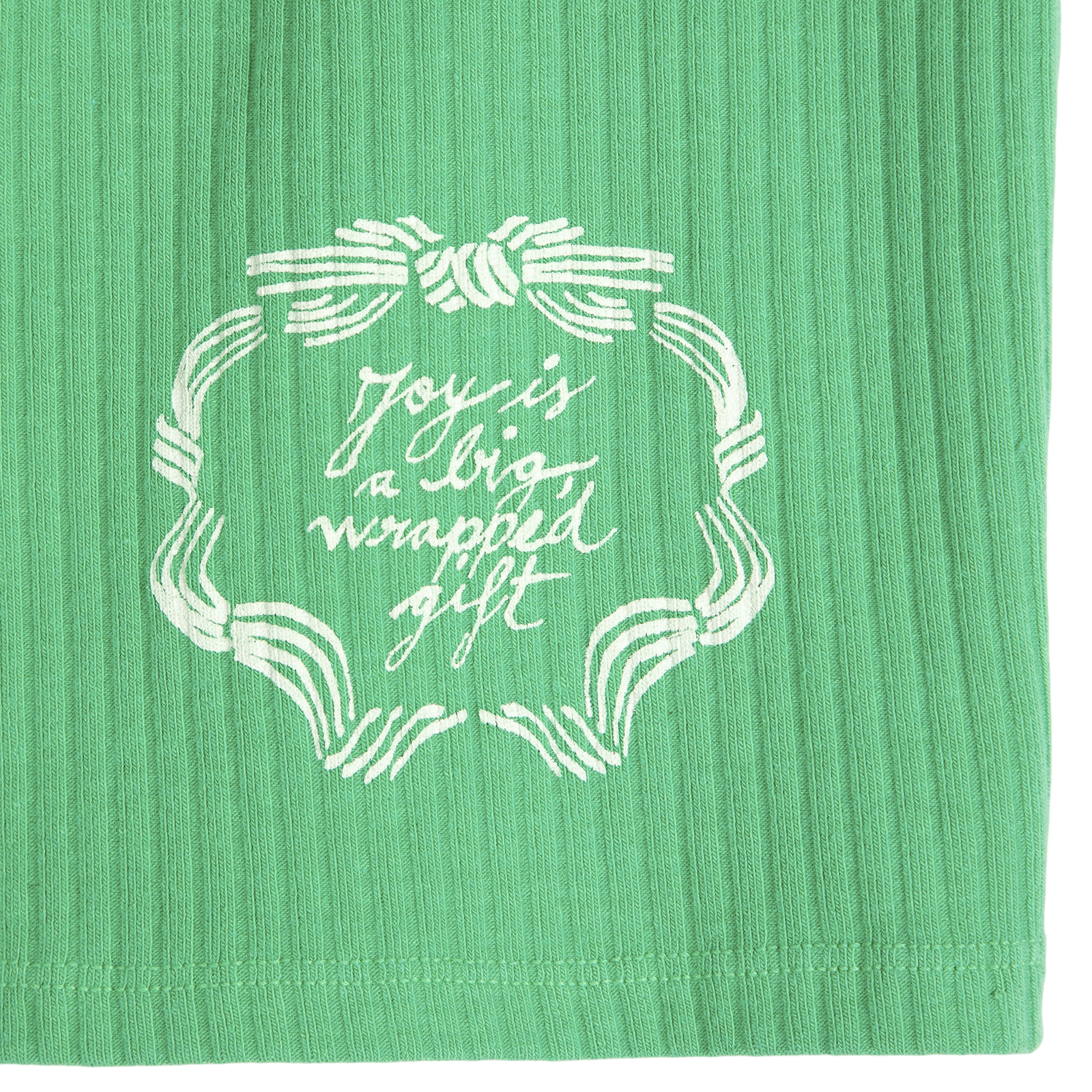 Top Ribbon Gift Cropped Green