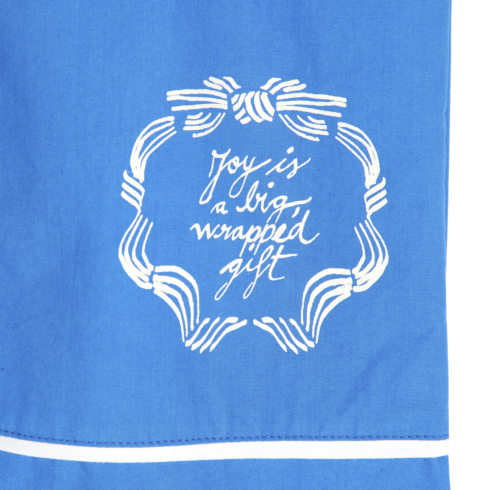 Shorts Ribbon Gift Woven Bermuda Blue